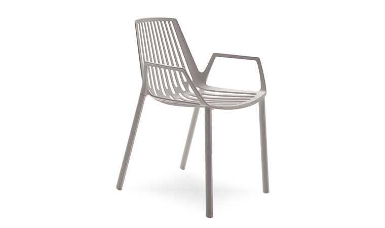 Bordeaux Aluminium Gartensessel mit Armlehnen