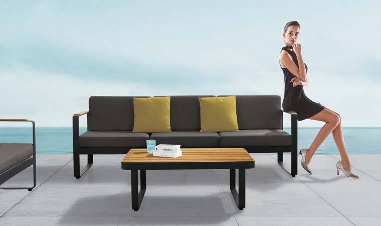 Dream Aluminium & Teakholz Lounge