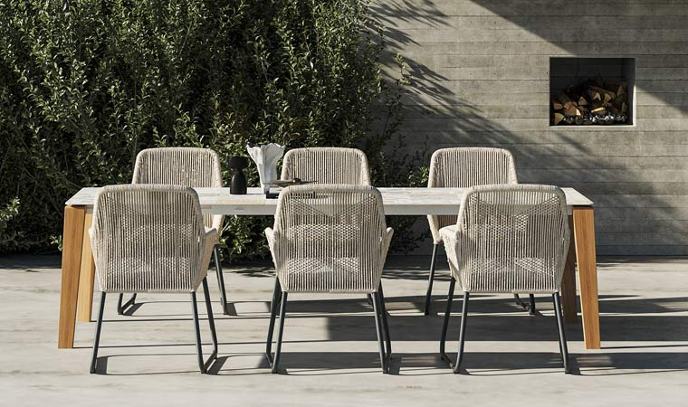 Jersey Teakholz Gartentisch